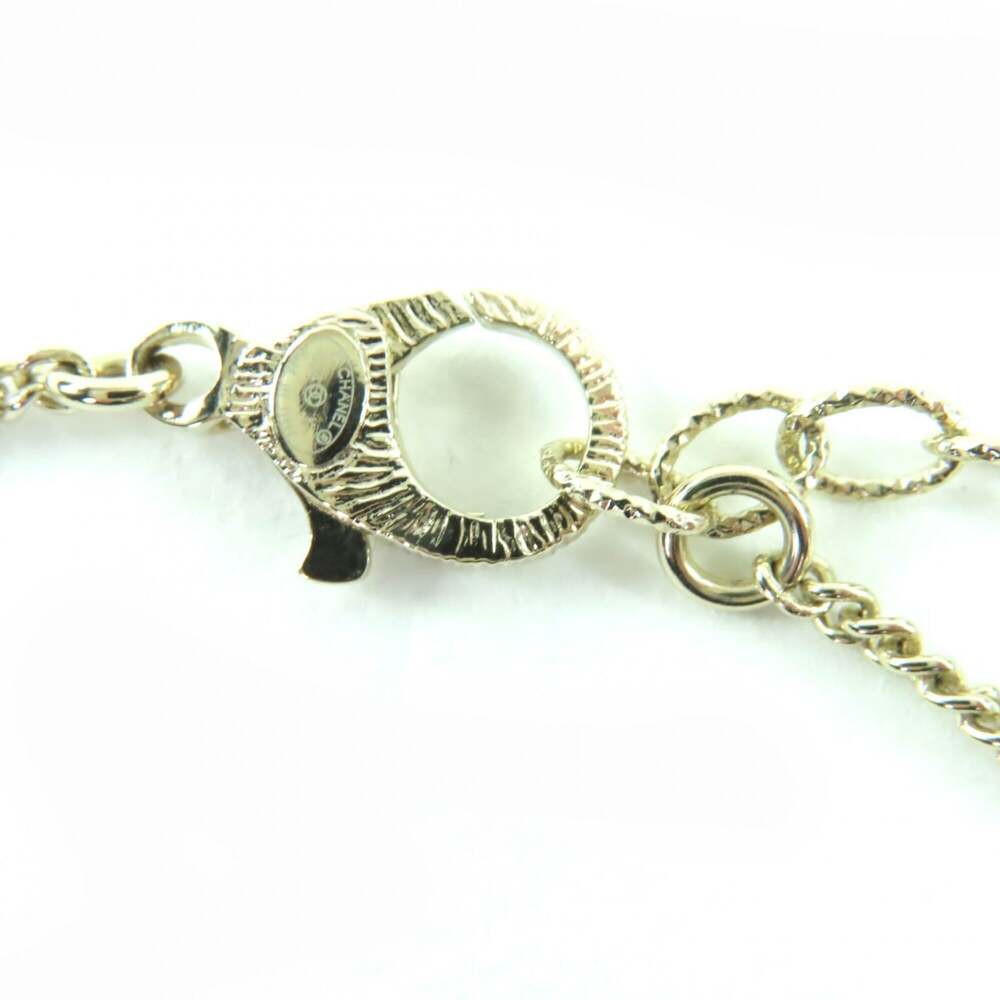 Chanel Cc Logo Pendant Necklace Gold- #250119C14B - Picture 6 of 9